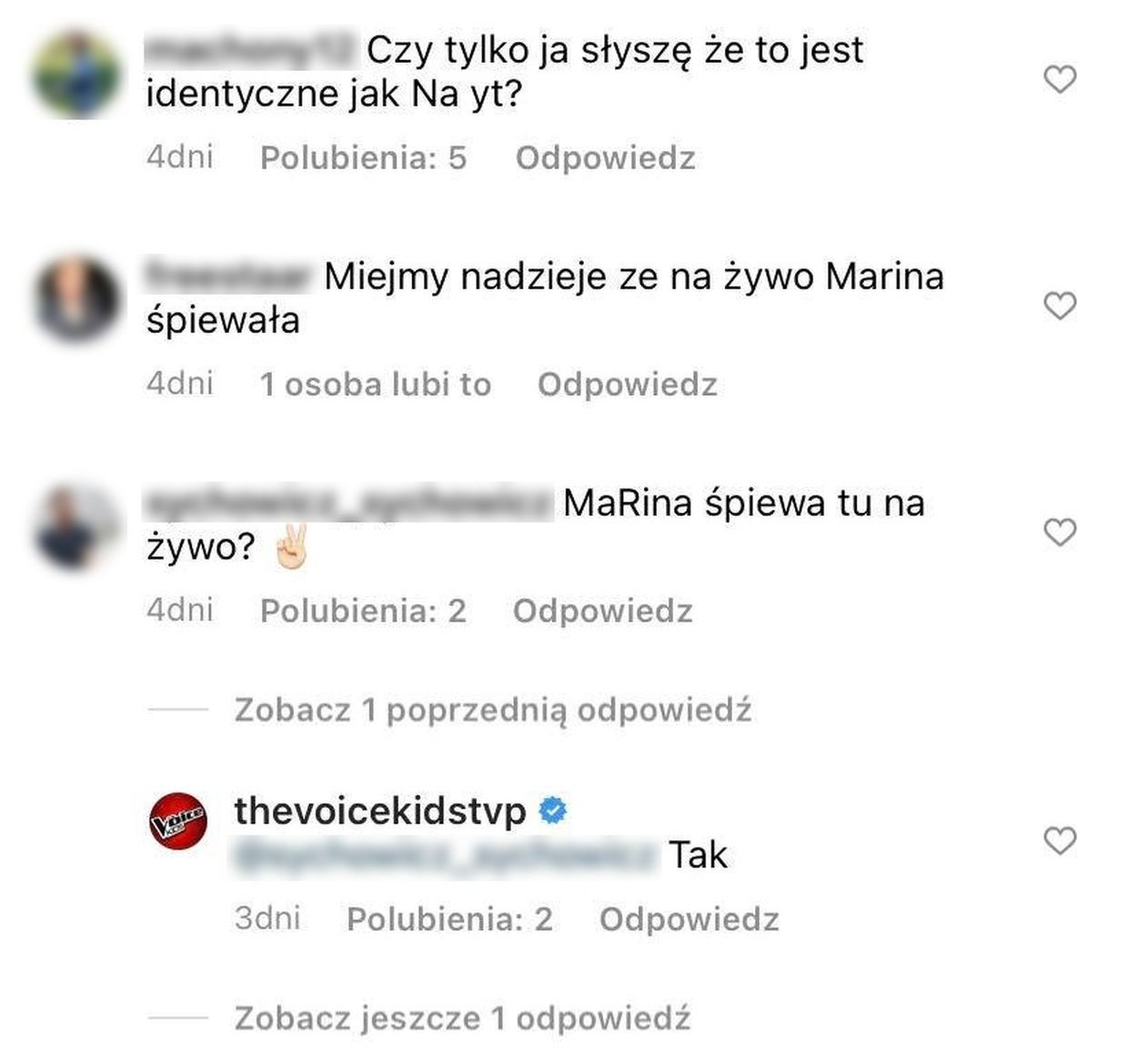 Internauci zarzucają Marinie Łuczenko playback
