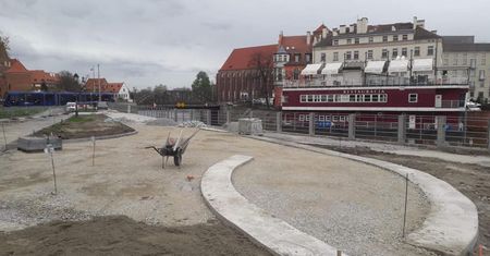 Wrocław. Bulwar Słoneczny zmienia swe oblicze. Kolejne nasadzenia