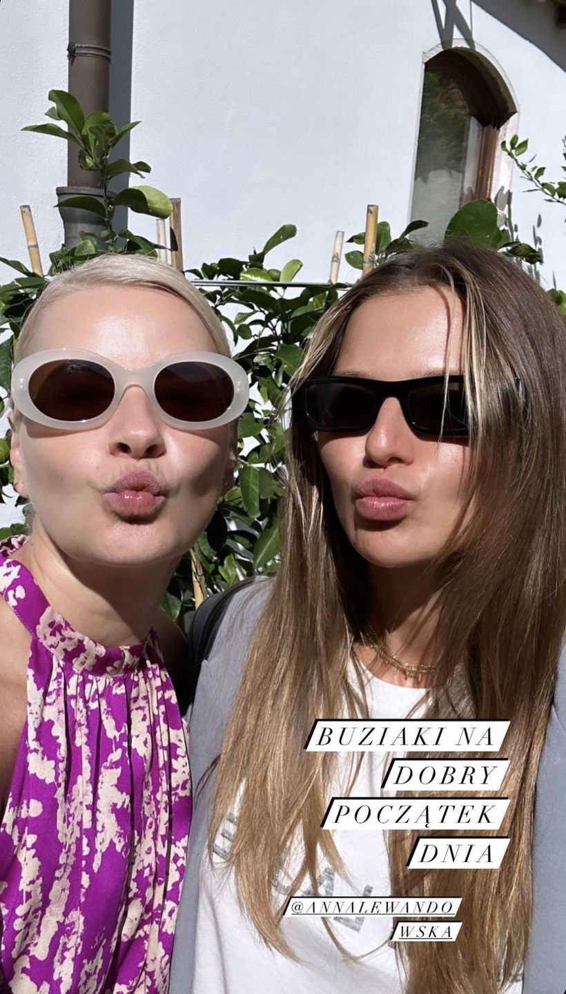 Małgorzata Kożuchowska i Anna Lewandowska