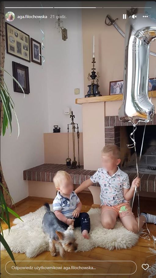Urodziny najmłodszego syna Agnieszki i Roberta Filochowskich