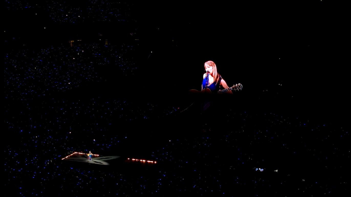 Taylor Swift podczas koncertu w Warszawie