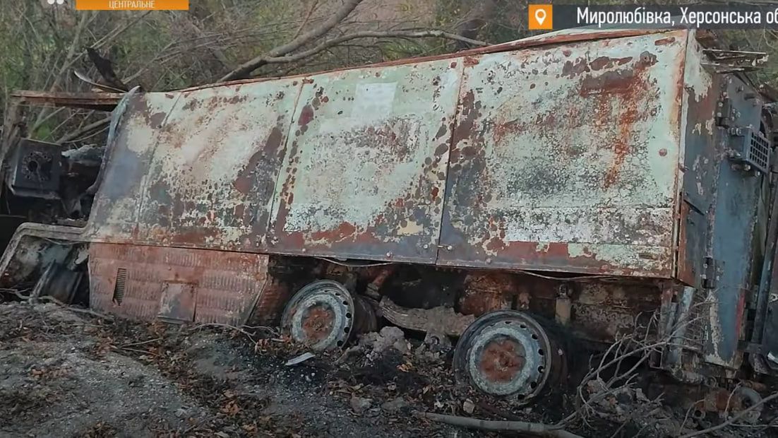 Tak rosyjska armia zdewastowała pojazd, który był przeznaczony do niesienia pomocy potrzebującym