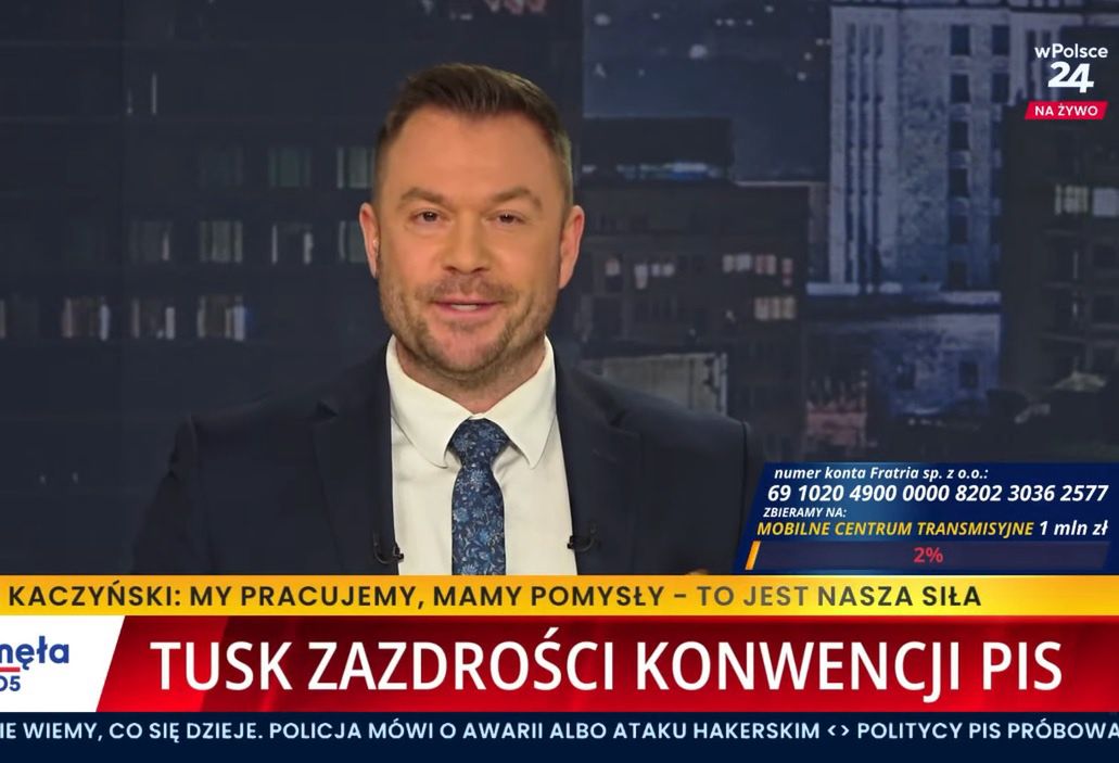Telewizja wPolsce24 z nową zbiórką. Prosi widzów o kolejny milion