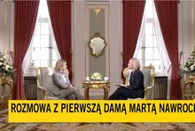 Wywiad pierwszej damy Marty Nawrockiej w TVN24