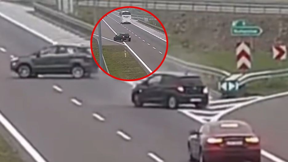 Cofała na ekspresówce, bo ominęła zjazd