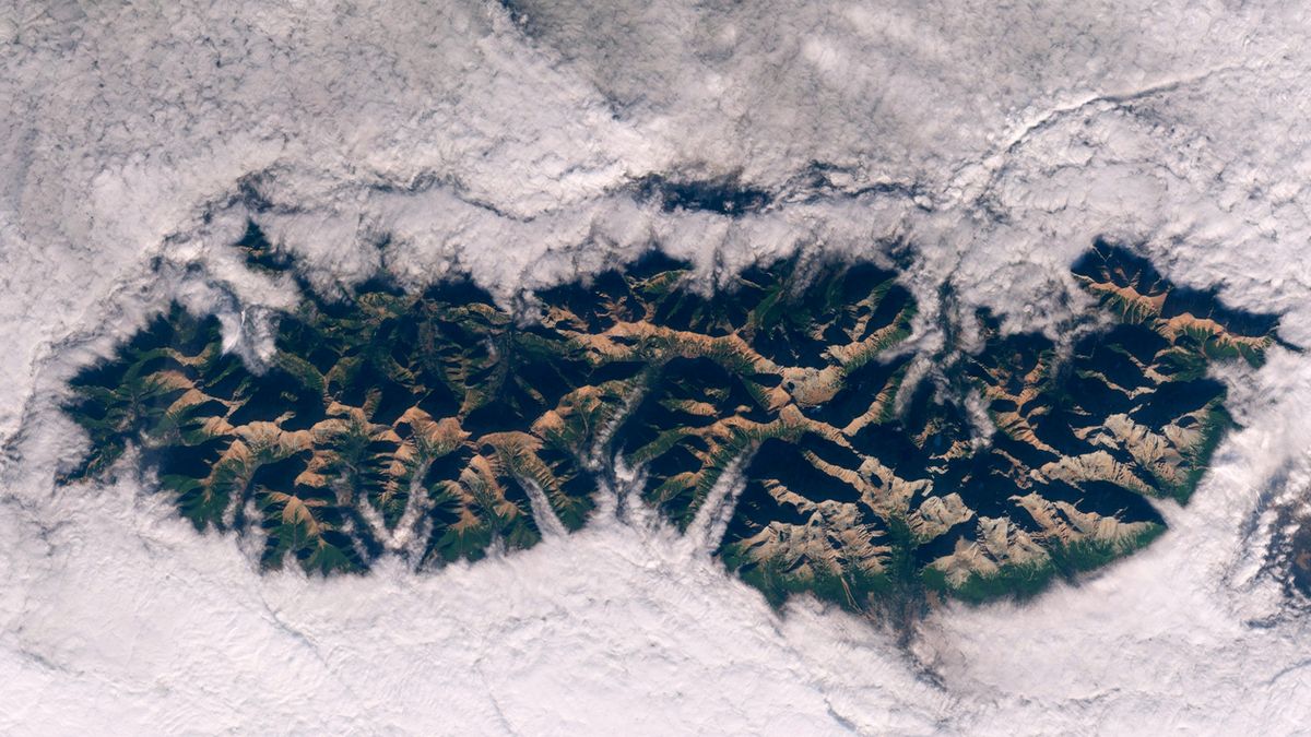 Satelita uchwycił to nad Tatrami. 