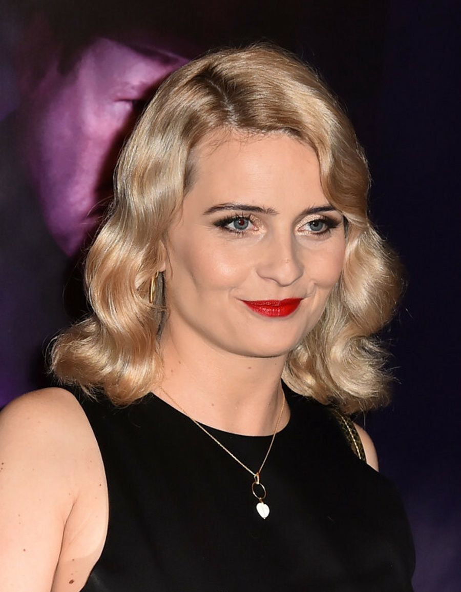 Gabriela Mierzwiak na premierze filmu "Miasto"