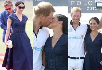 Meghan Markle i książę Harry CAŁUJĄ SIĘ namiętnie na zawodach polo (ZDJĘCIA)