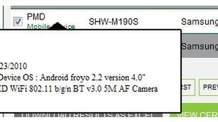 Samsung SHW-M190S - kolejny smartfon z linii Galaxy? 1