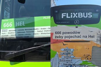 Prowadzą autobus 666. "To bardzo fajny pomysł". Kościół się oburzał