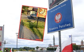 Położył się pod sklepem i zasnął. Poruszenie przy granicy z Niemcami