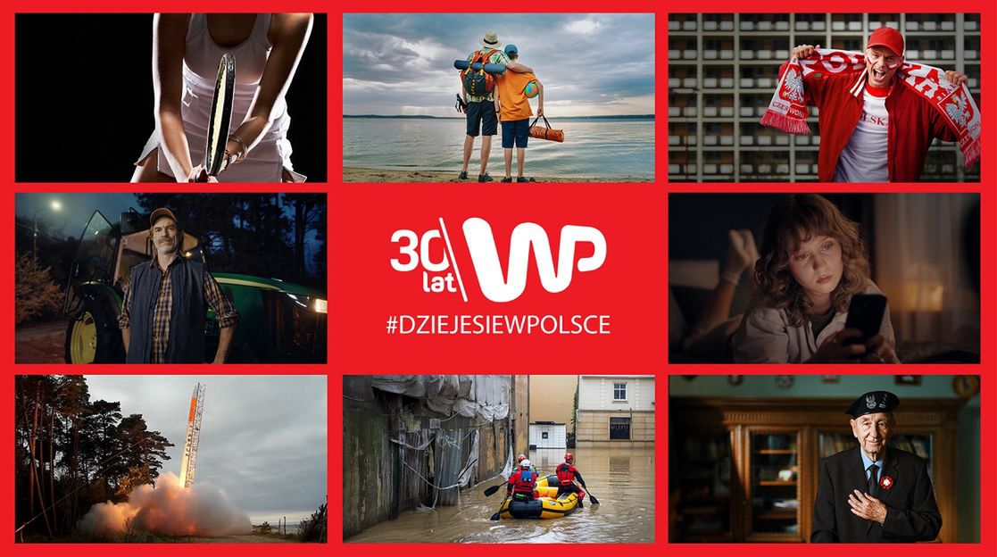 Wirtualna Polska świętuje 30-lecie. W reklamach pytania o migrację, klimat i AI