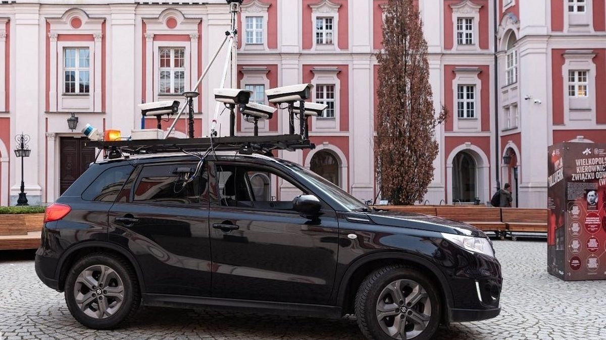 Tajemniczy pojazd pojawił się w Poznaniu