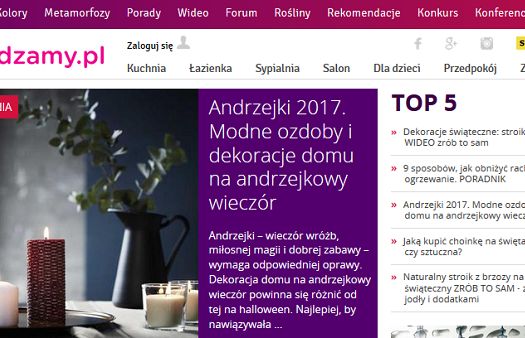 Urzadzamy.pl ma nowe logo i uruchomił newsletter