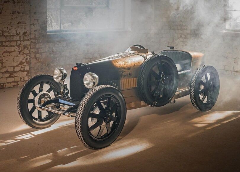 Bugatti Baby II Golden Era - droga zabawka inspirowana jednostkowym Chironem