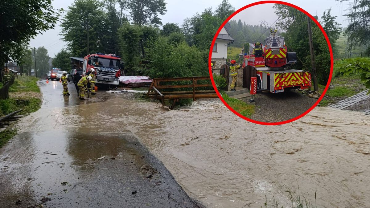 Strażacy walczą ze skutkami burz