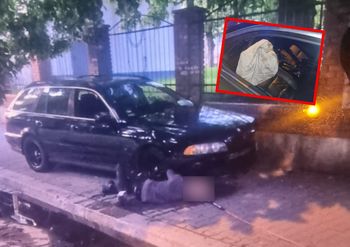 Wjechał w ogrodzenie szkoły. Wcześniej zabrali mu prawo jazdy
