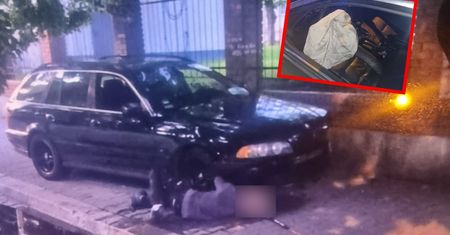 Wjechał w ogrodzenie szkoły. Wcześniej zabrali mu prawo jazdy