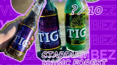 Tiger Stardust i Magic Forest, czyli energetyk z brokatem. Warto spróbować? [TEST]