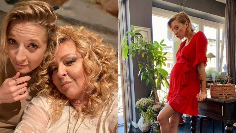 Magda Gessler rozpływa się nad ciążowym brzuchem Lary