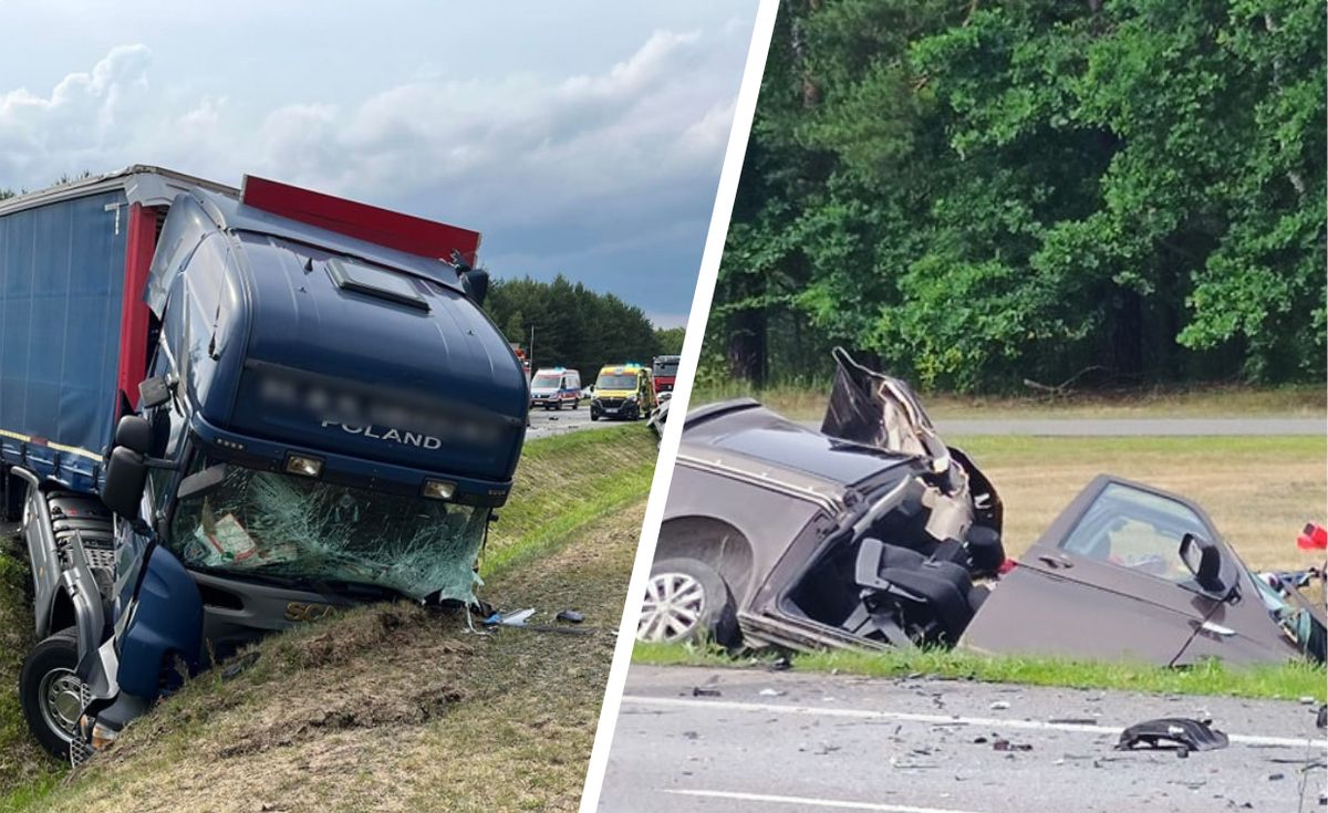 Na DK 70 doszło do czołowego zderzenia tira z busem. Zginęły cztery osoby