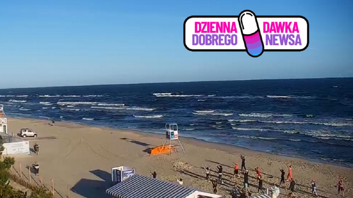 Turyści w Krynicy Morskiej