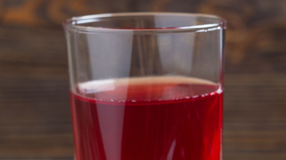 Szklanka soku wiśniowego 