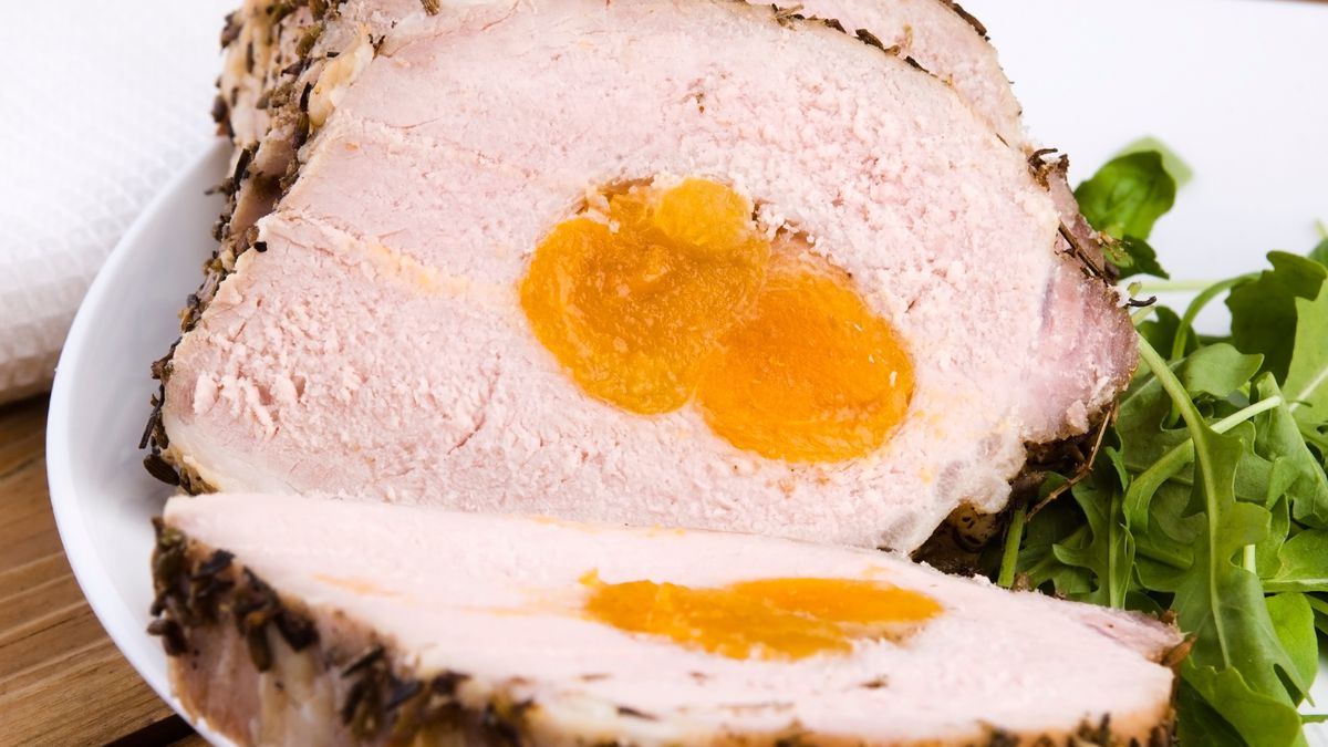 Schab nadziewany morelami. W sam raz na rodzinny obiad