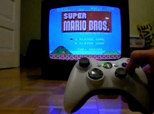 Kontroler Xboxa 360 dla NES-a