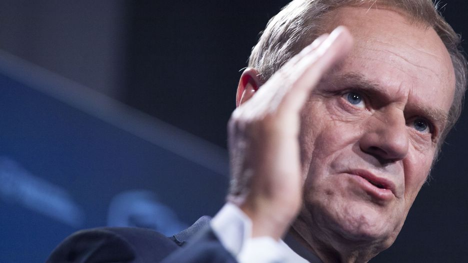 Donald Tusk ma wystąpić w Gdańsku. (Photo by Maciej Luczniewski/NurPhoto via Getty Images)