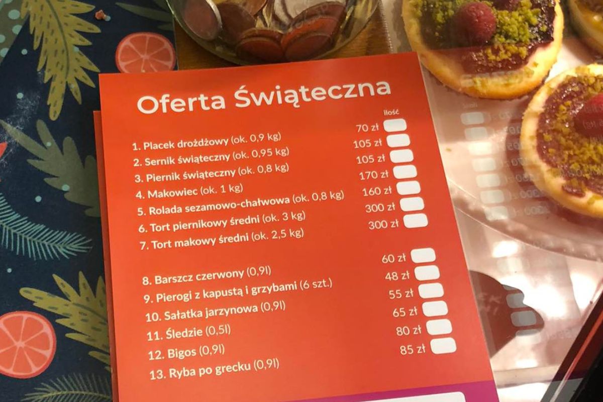 Oferta świąteczna z cukierni Magdy Gessler. Ceny? Sam oceń!