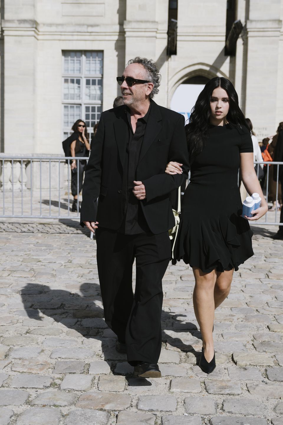 Tim Burton z córką Nell
