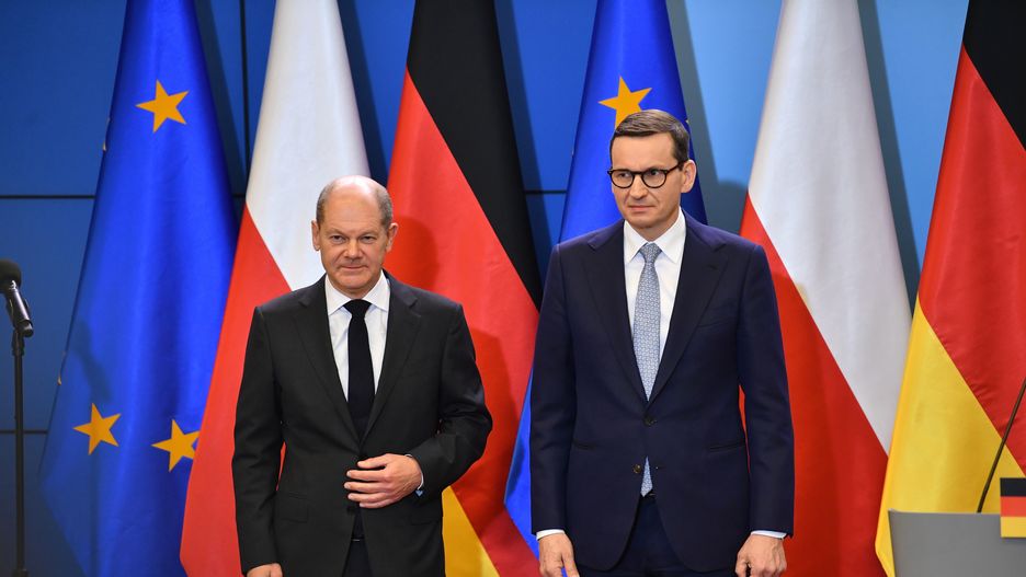 Olaf Scholz, Mateusz Morawiecki 