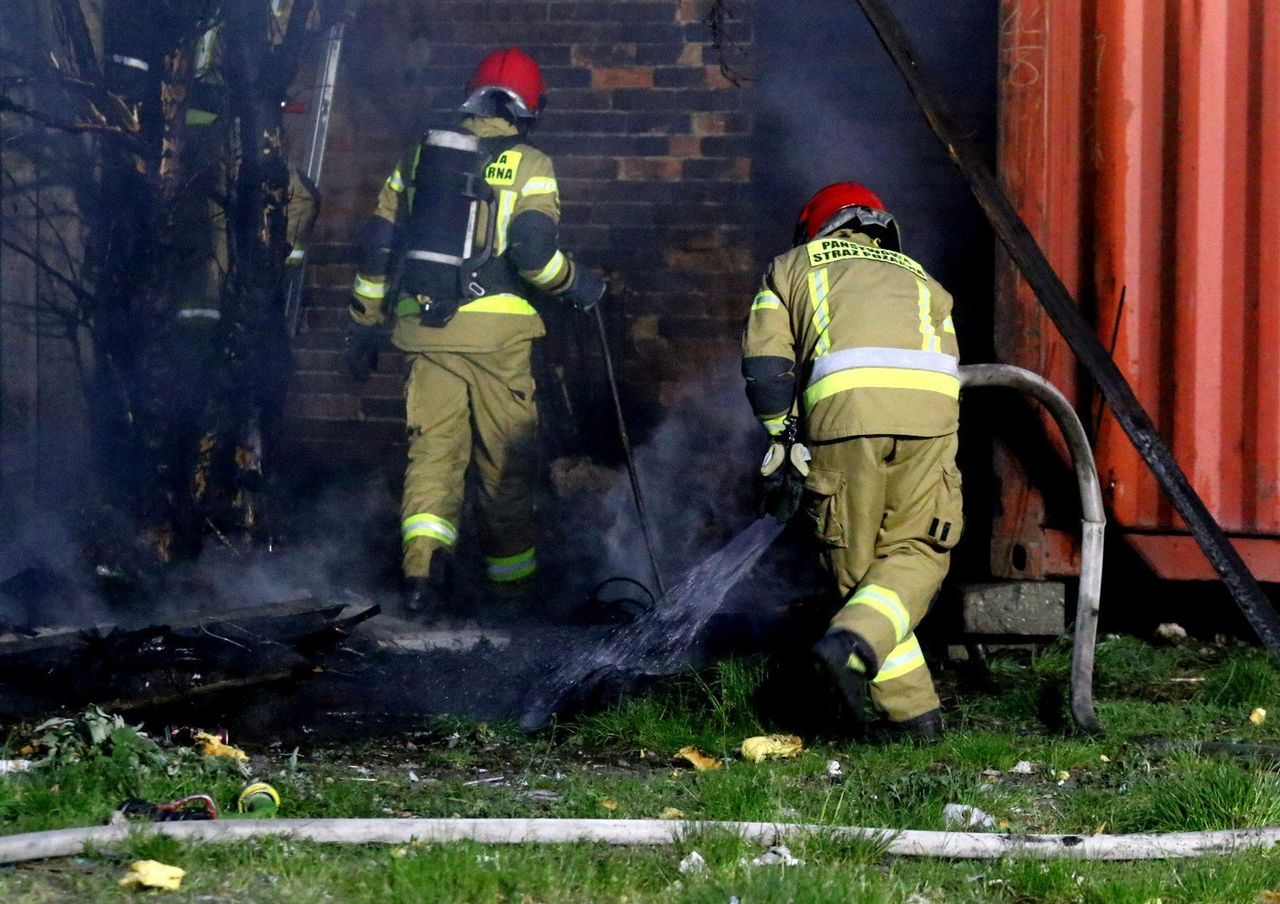 Pożar budynku mieszkalnego pod Wąbrzeźnem. W akcji 10 zastępów straży