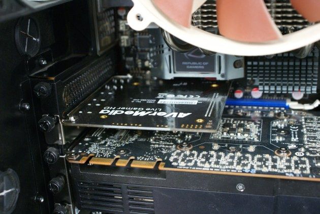 AverMedia Live Gamer HD Lite po zamontowaniu