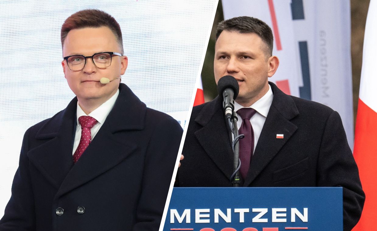 Debata w Republice. Hołownia kontra Mentzen