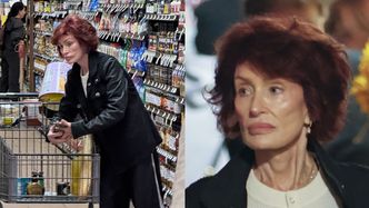 ODMIENIONA 72-letnia Sharon Osbourne robi zakupy w spożywczaku. Przypomina jeszcze siebie?