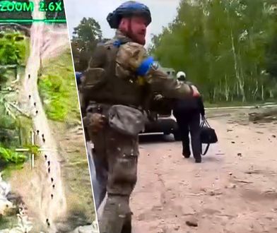 Rosjanie wkraczają do Wołczańska. Dramatyczne nagranie policjanta