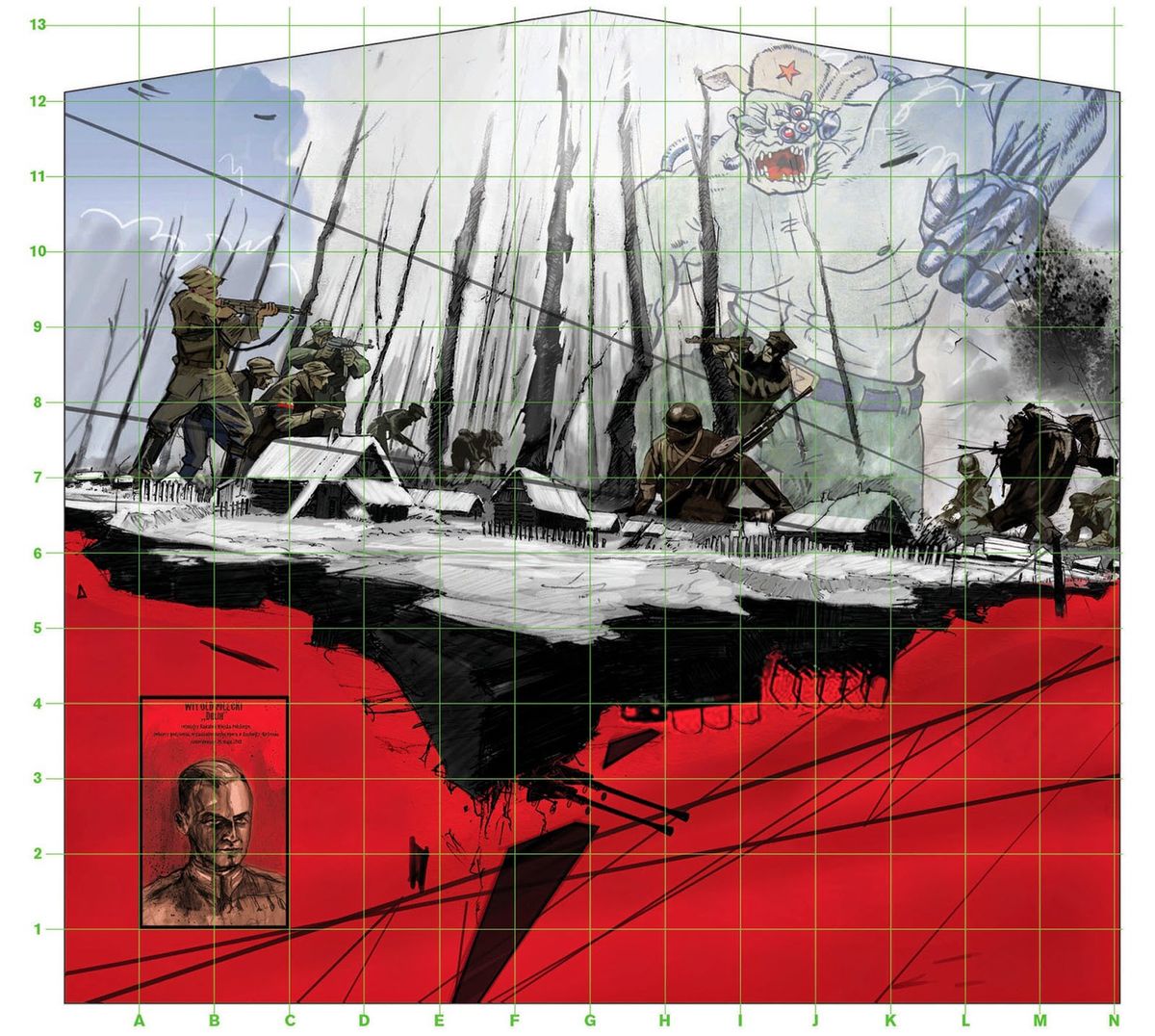 Na Ursynowie powstaje mural poświęcony Pileckiemu i Żołnierzom Wyklętym