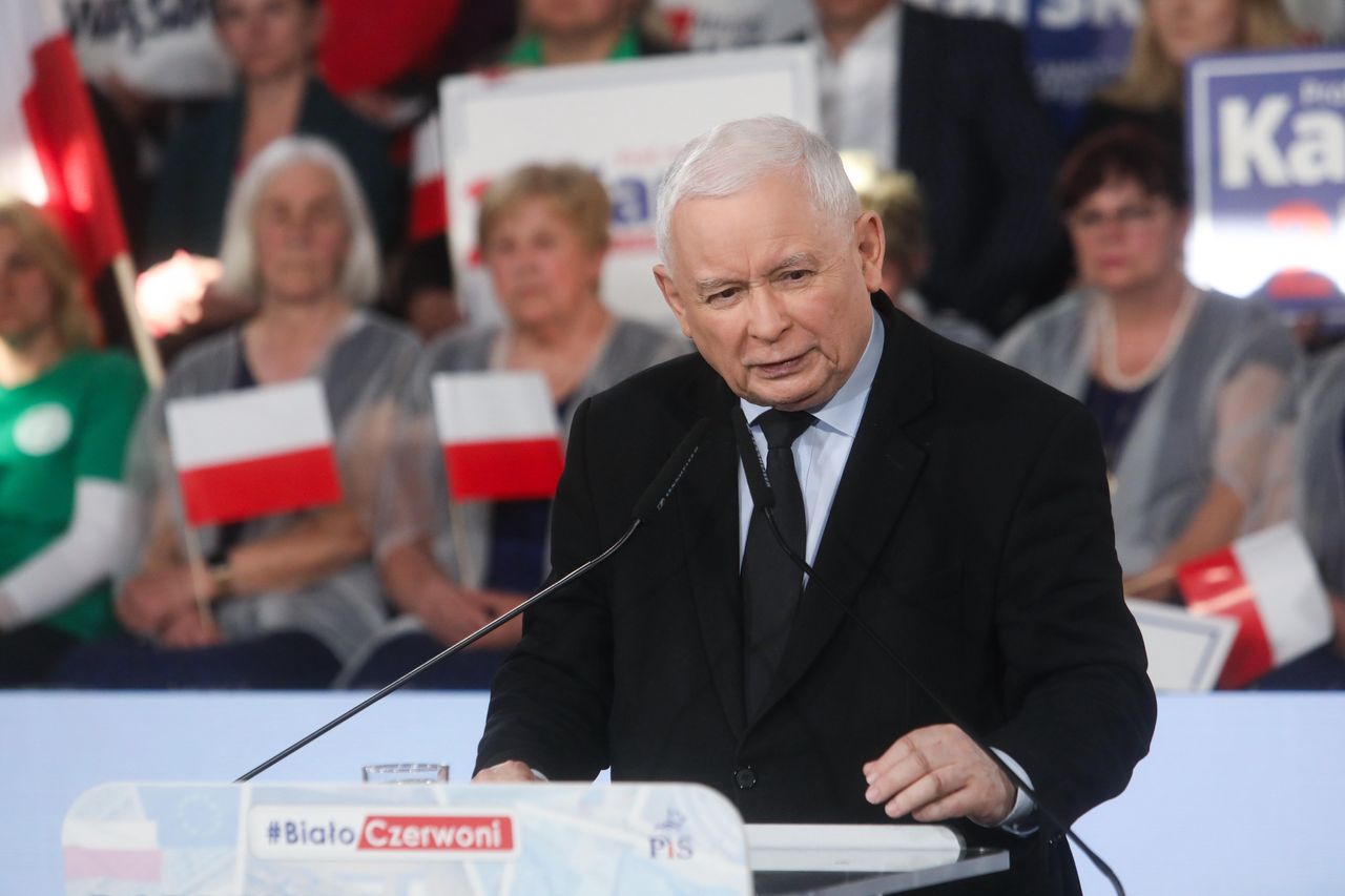 Prezes PiS Jarosław Kaczyński