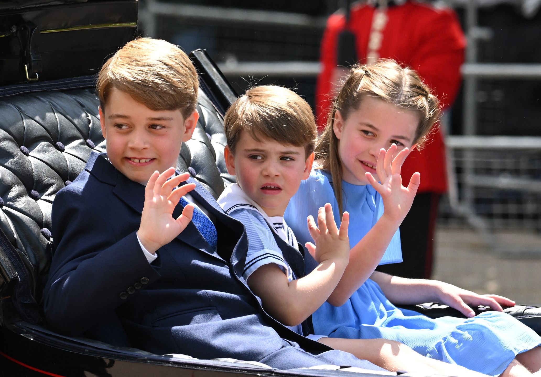 Książę George, książę Louis, księżniczka Charlotte