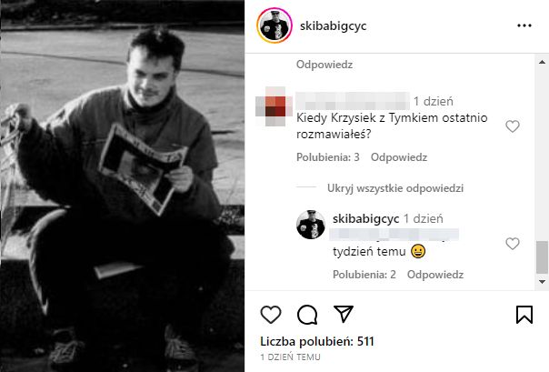 Krzysztof Skiba odpowiada na komentarz