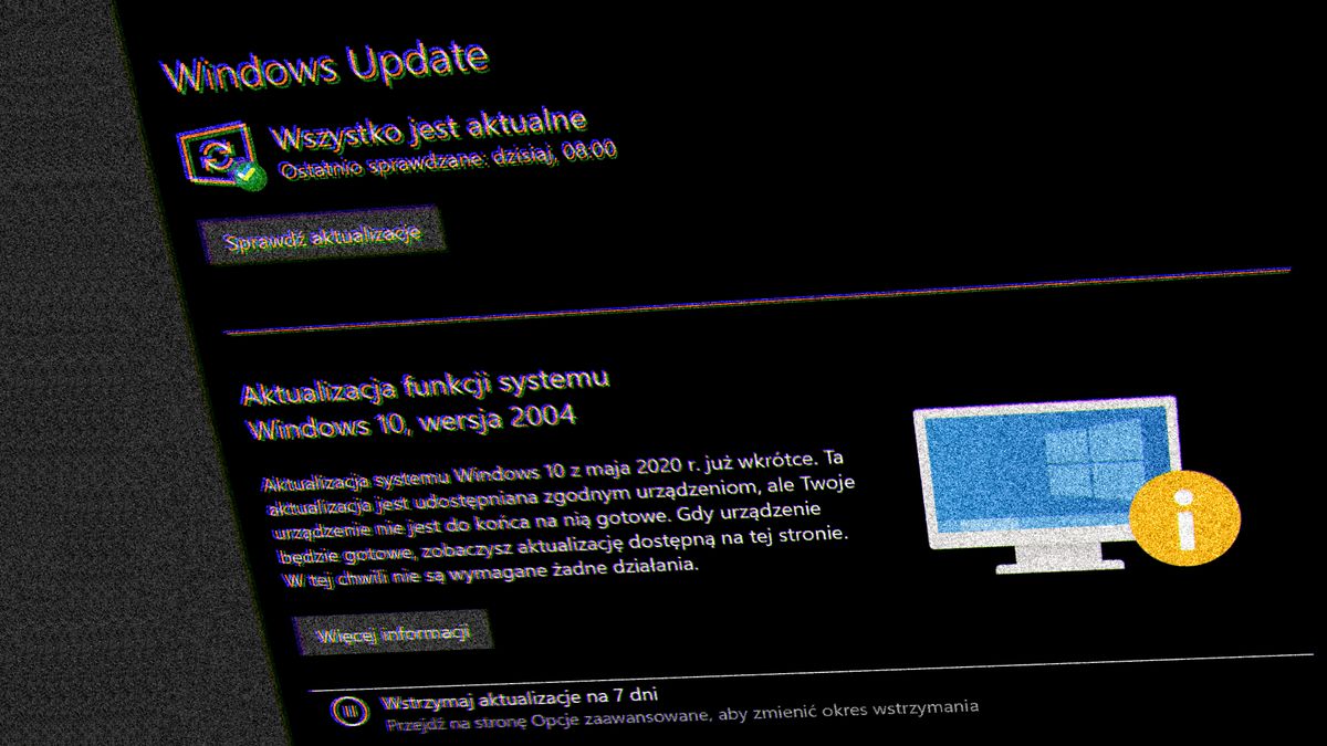 Windows 10: majowa aktualizacja 2020 zakończyła się fiaskiem, fot. Jakub Krawczyński