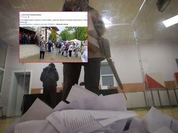 Kolejka na ponad godzinę. Nie przeszkodził im deszcz