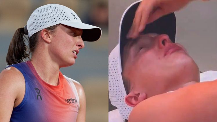 Iga Świątek zalała się łzami 