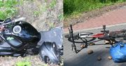 Lubelskie: Fatalne skutki zderzenia motocyklisty z rowerzystą. Pierwszy wyprzedzał, drugi chciał skręcić