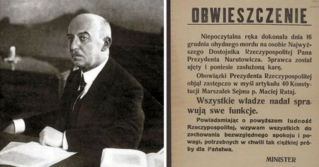 Sprawy archiwalne: zabójstwo pierwszego prezydenta II Rzeczypospolitej, Gabriela Narutowicza