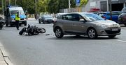 Warszawa: Motocyklista w szpitalu po zderzeniu pod stadionem Legii