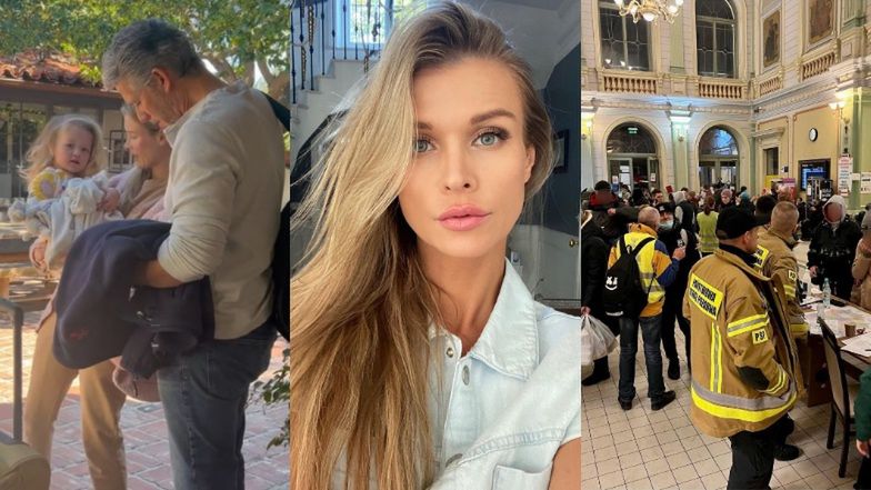 Mąż Joanny Krupy przyleciał do Polski, aby pomóc ukraińskim uchodźcom