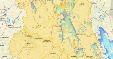Intensywne opady deszczu i burze z gradem w regionie. Czekamy na Wasze zdjęcia